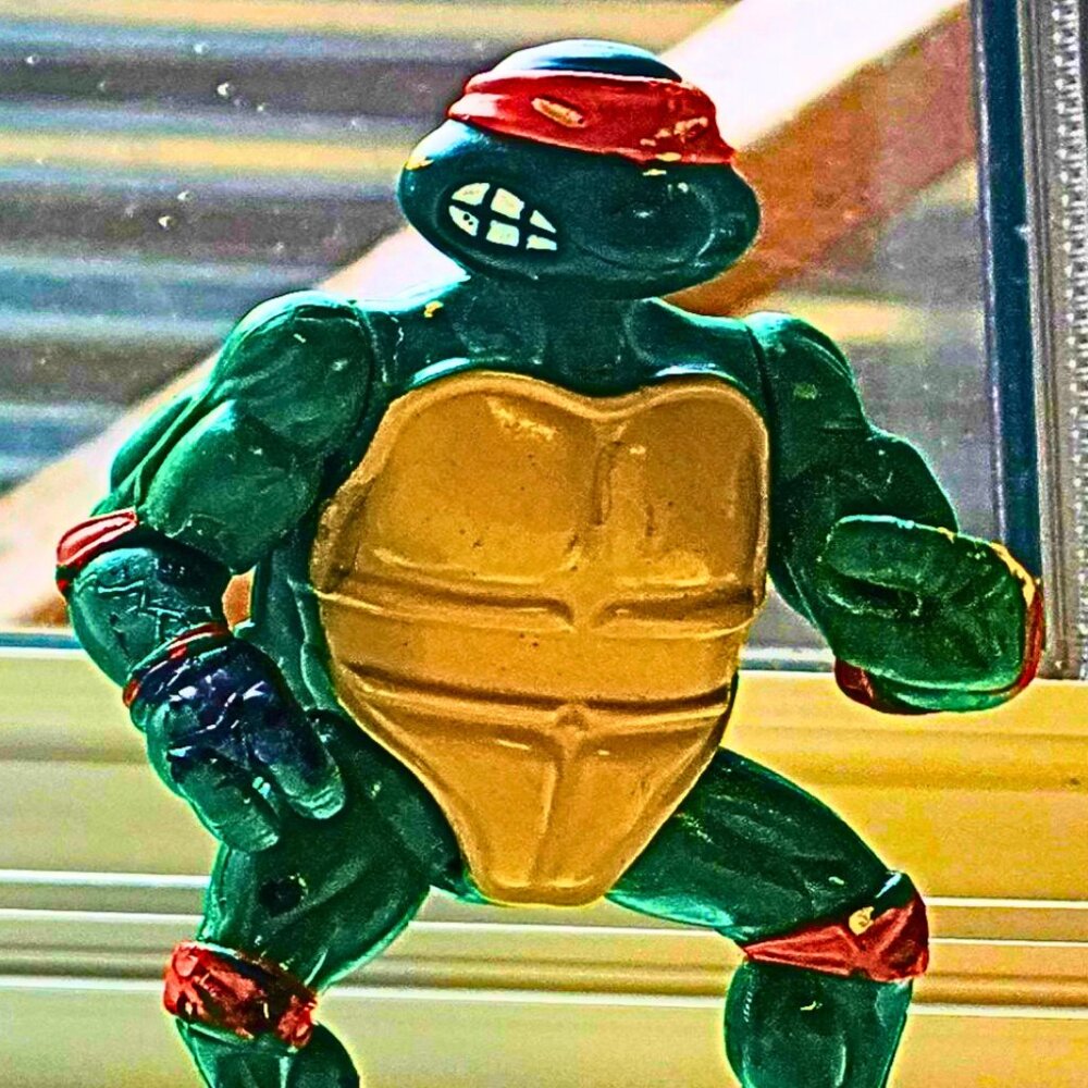 1988 TMNT Playmates Lot of 3 Figures Raphael Leonardo Michelangelo Parts/Repair